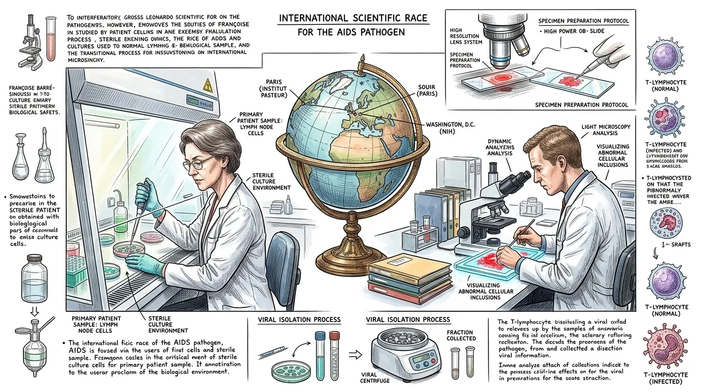 Francoise Barre-Sinoussi — page 3 illustration — Wonder Science Francoise Barre-Sinoussi — page 3 illustration — Wonder Science