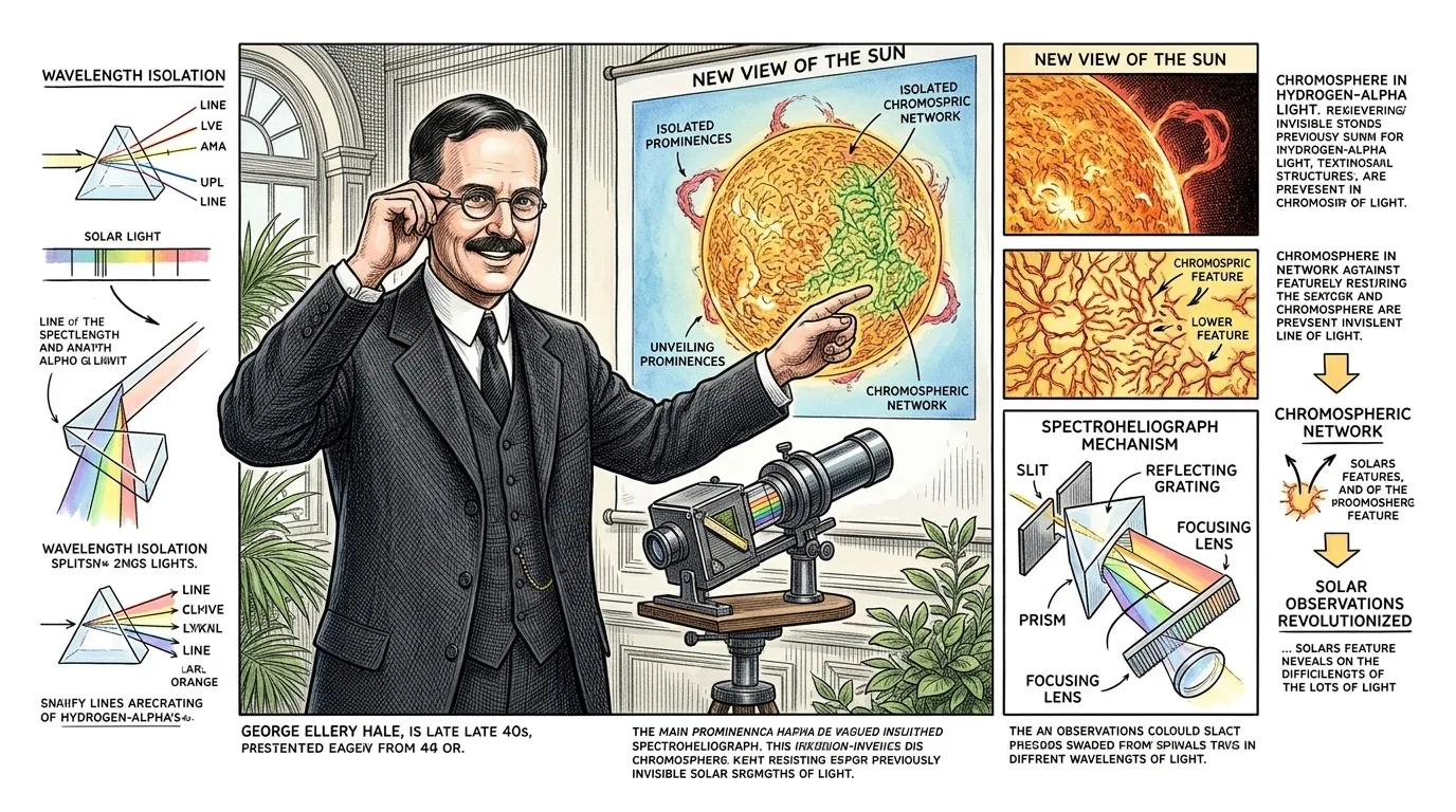George Ellery Hale — page 4 illustration — Wonder Science