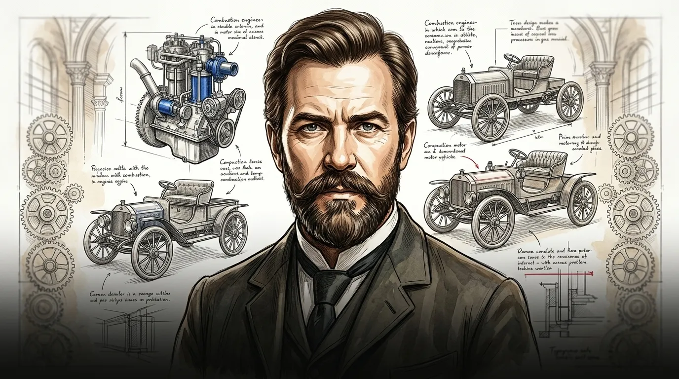 Gottlieb Daimler — 图书封面 — Wonder People