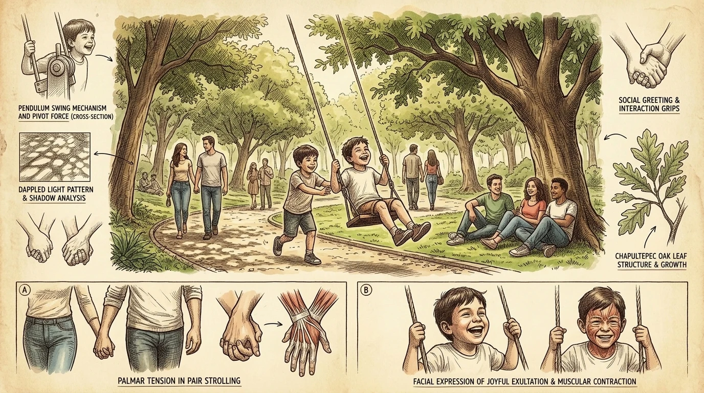 家人聚集在查普尔特佩克公园,享受休闲娱乐的一天。孩子们在秋千上玩耍,情侣们沿着小径漫步,朋友们在树荫下放松。公园为城市中心提供了一片绿洲,让人们得以… 家人聚集在查普尔特佩克公园,享受休闲娱乐的一天。孩子们在秋千上玩耍,情侣们沿着小径漫步,朋友们在树荫下放松。公园为城市中心提供了一片绿洲,让人们得以…