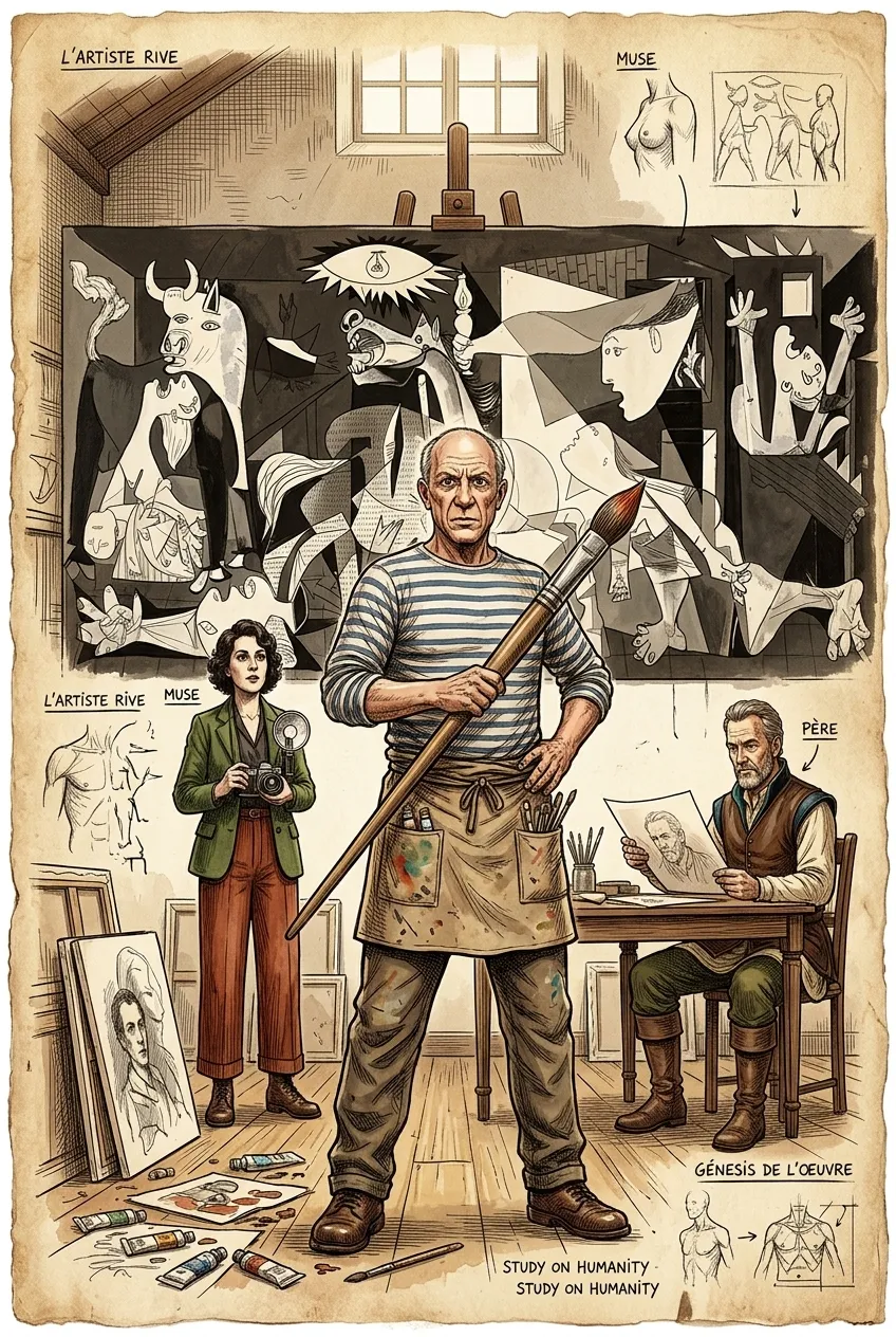 Guernica — Pablo Picasso — 图书封面 — Wonder Arts