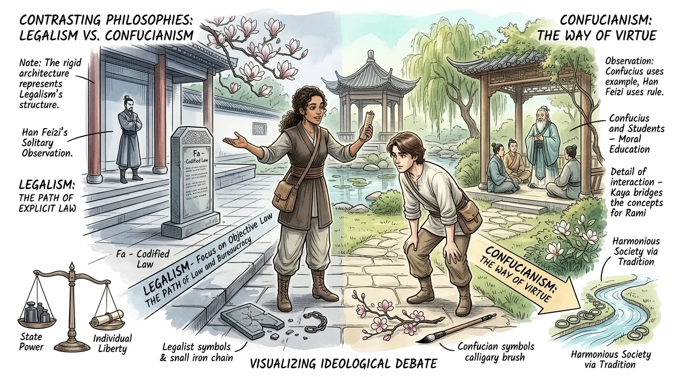 韩非子的法家思想因其严酷和潜在的暴政而备受批评。批评者认为它忽视了道德和同情心的重要性。儒家思想则强调美德和仁爱,提供了一种截然不同的方法。 韩非子的法家思想因其严酷和潜在的暴政而备受批评。批评者认为它忽视了道德和同情心的重要性。儒家思想则强调美德和仁爱,提供了一种截然不同的方法。
