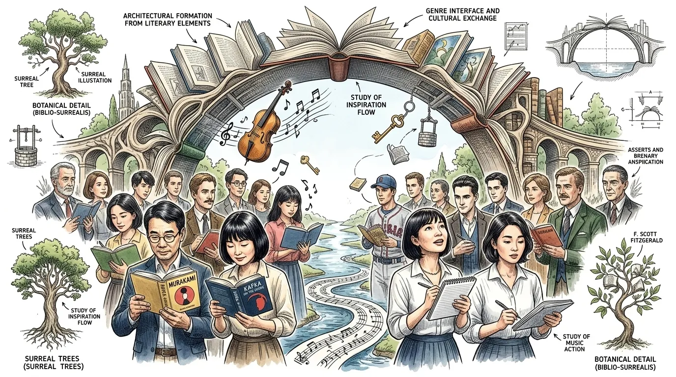 村上春树的遗产重塑了当代文学,他以其独特的将世俗、超现实和深刻人类情感融为一体的风格,弥合了高雅艺术与通俗小说之间的鸿沟。 村上春树的遗产重塑了当代文学,他以其独特的将世俗、超现实和深刻人类情感融为一体的风格,弥合了高雅艺术与通俗小说之间的鸿沟。