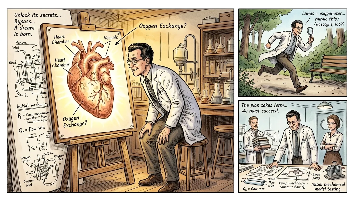 Heart-Lung Machine — page 1 illustration — Wonder Inventions Heart-Lung Machine — page 1 illustration — Wonder Inventions