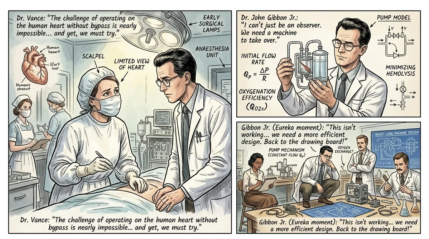 Heart-Lung Machine — page 2 illustration — Wonder Inventions Heart-Lung Machine — page 2 illustration — Wonder Inventions