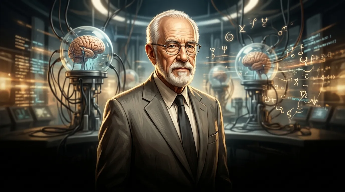 Cover illustration from “Hilary Putnam”, an illustrated story in Wonder Philosophy