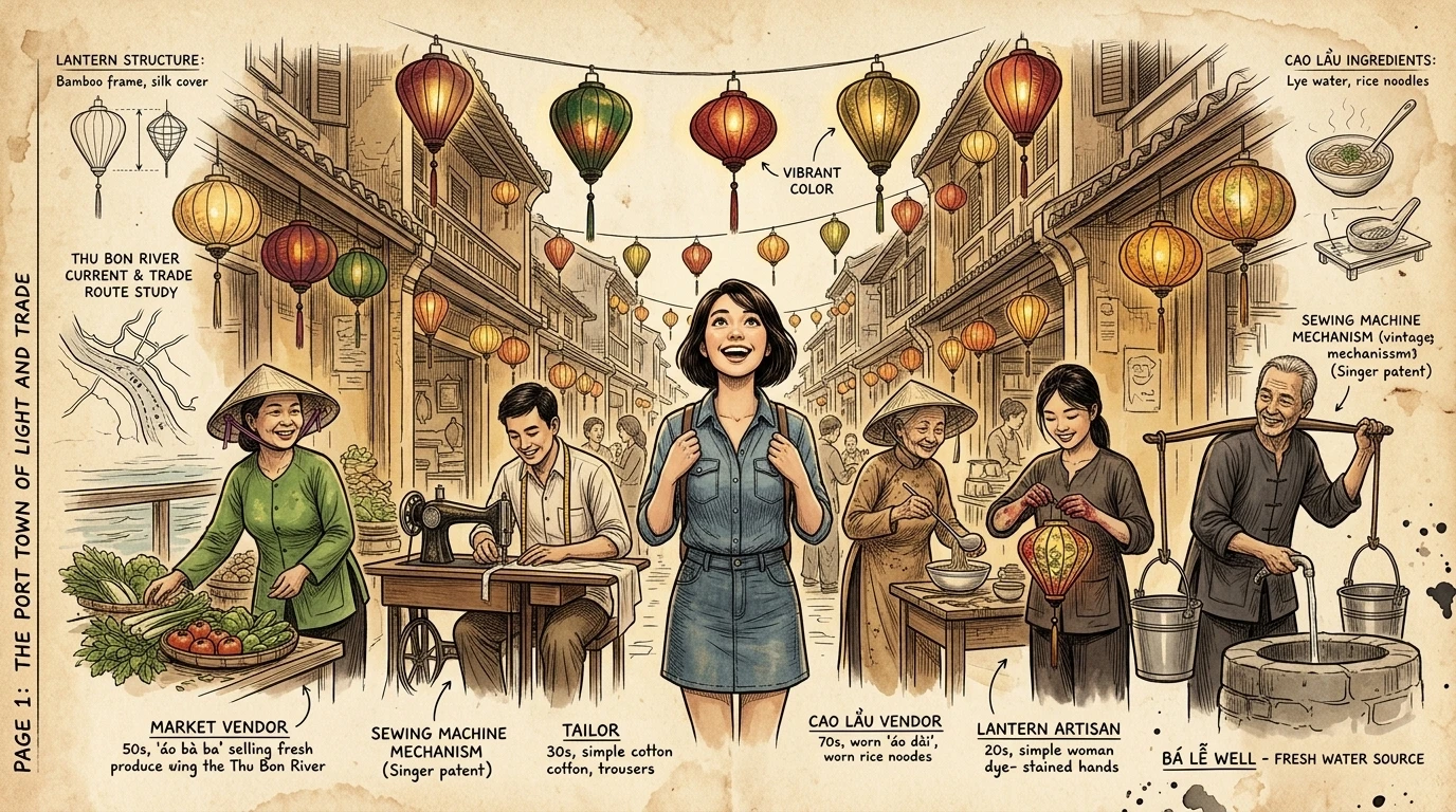越南会安,一个位于广南省的联合国教科文组织世界遗产地,以其保存完好的古镇吸引着游客。这座城市人口约十二万,以其裁缝店和灯笼点缀的街道而闻名,这反映了… 越南会安,一个位于广南省的联合国教科文组织世界遗产地,以其保存完好的古镇吸引着游客。这座城市人口约十二万,以其裁缝店和灯笼点缀的街道而闻名,这反映了…