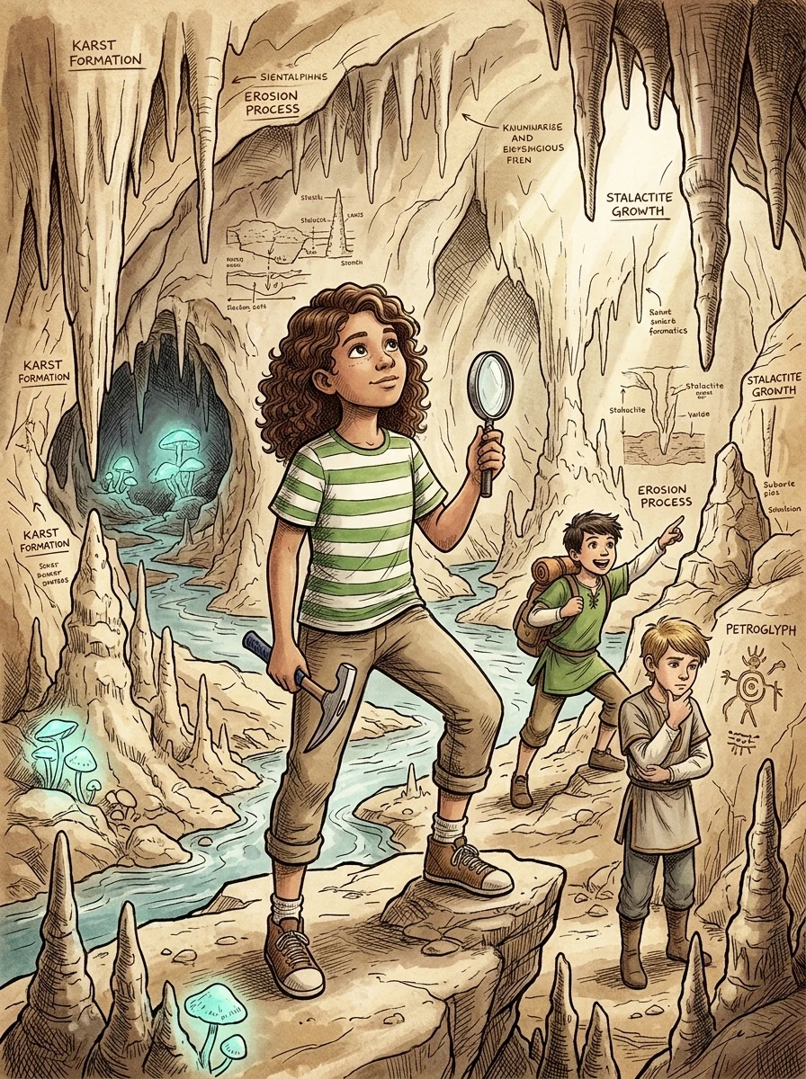 How Caves Are Carved — 图书封面 — Wonder Science