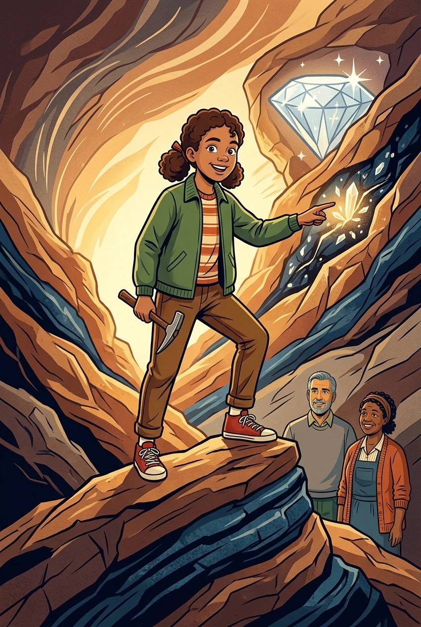 钻石如何在压力下形成 — 图书封面 — Wonder Books