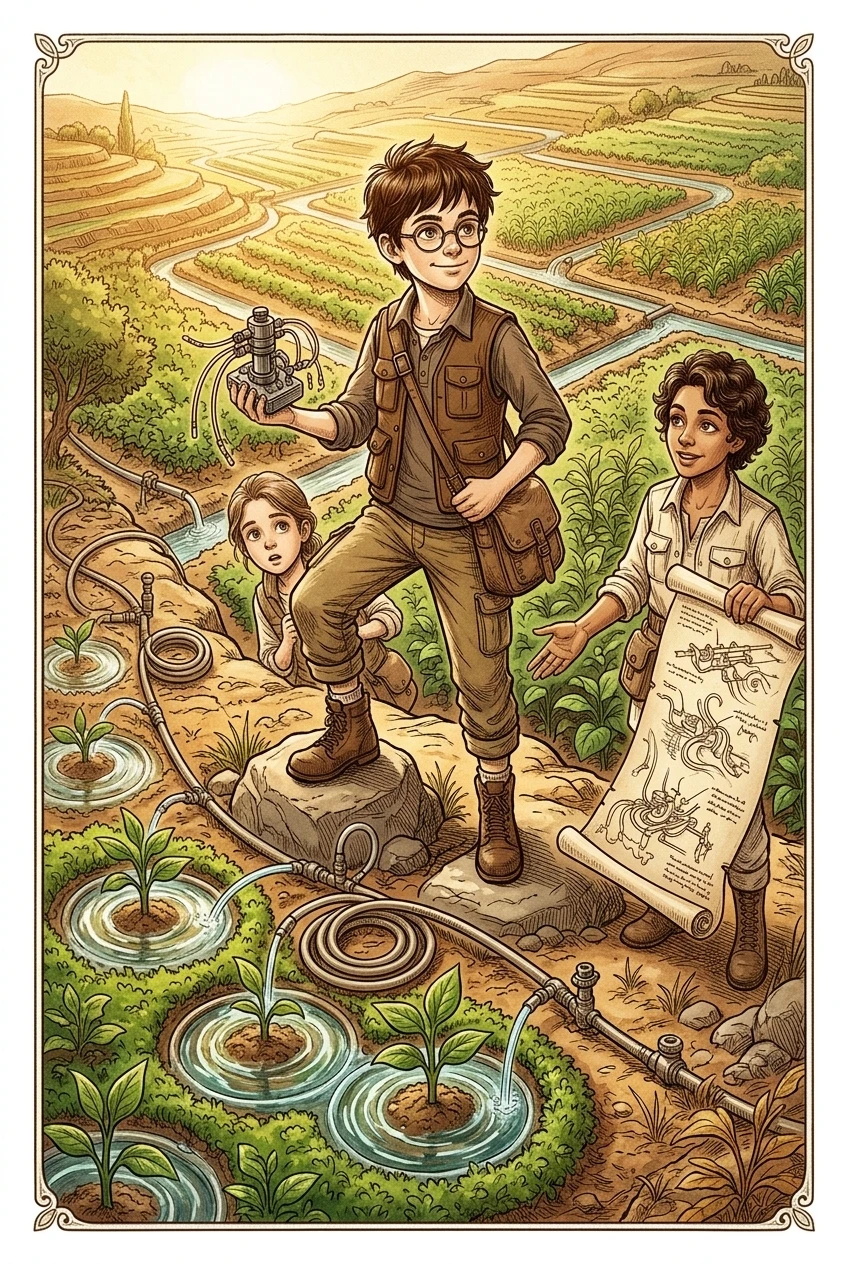 How Drip Irrigation Was Invented — 图书封面 — Wonder Inventions