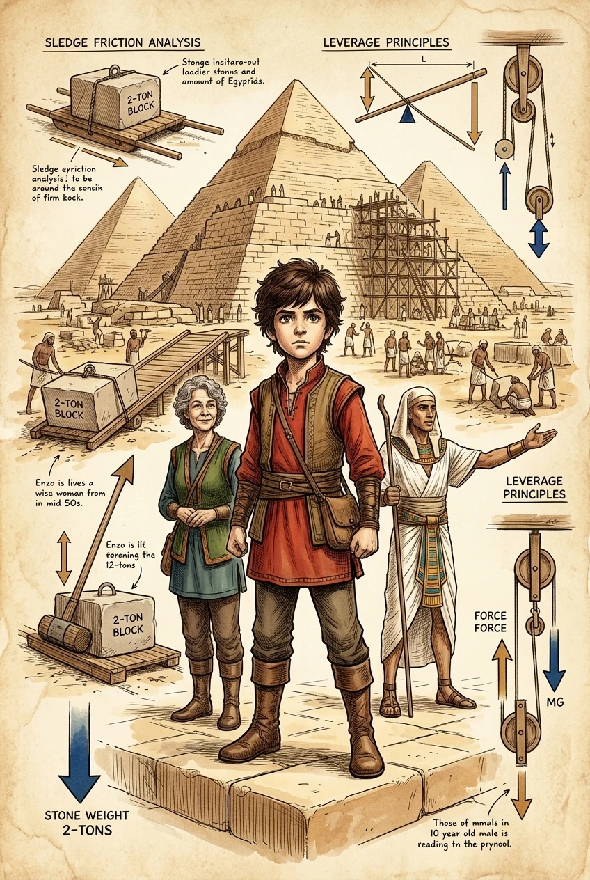 埃及人如何搬运2吨重的石块 — 图书封面 — Wonder Books