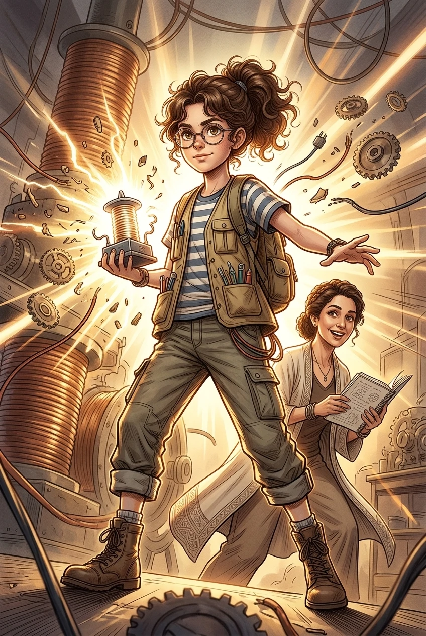 How Electric Generators Are Built — 图书封面 — Wonder Inventions