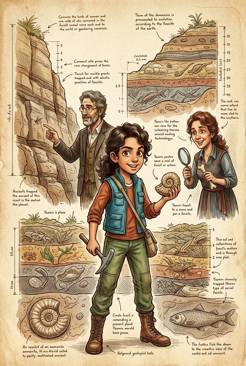 How Fossils Form — 图书封面 — Wonder Science