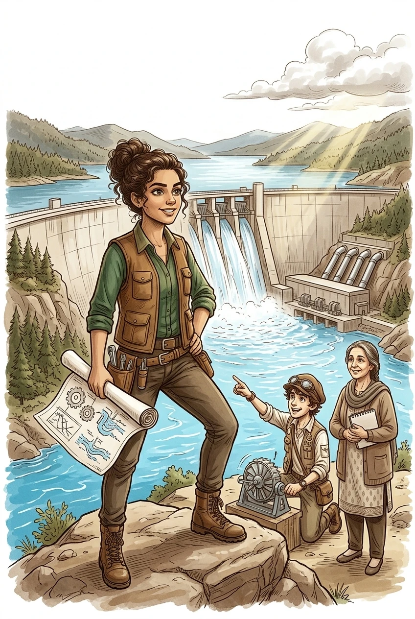 How Hydroelectric Dams Were Designed — 图书封面 — Wonder Inventions