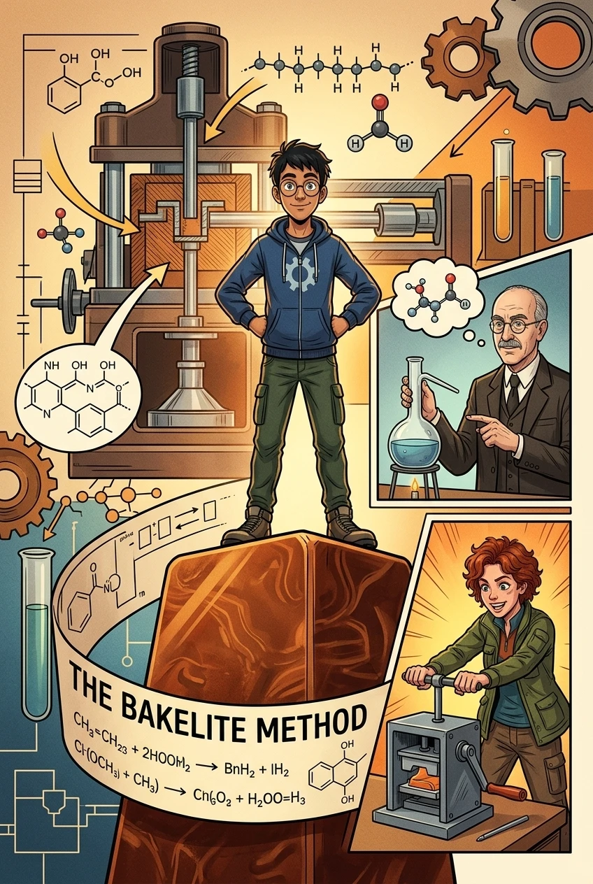 How Plastic Was Engineered by Leo Baekeland — 图书封面 — Wonder Inventions