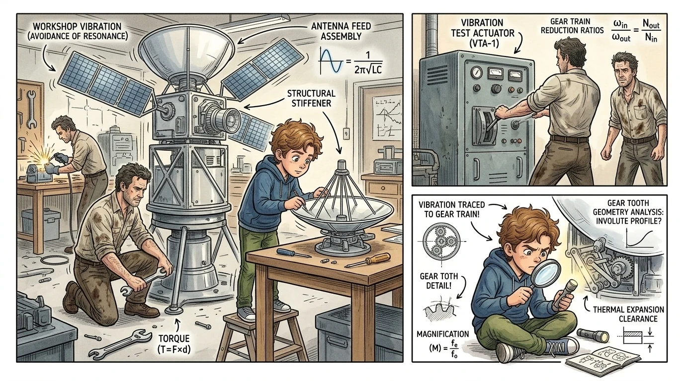 How Satellites Were Built to Connect Us — page 7 illustration — Wonder Inventions
