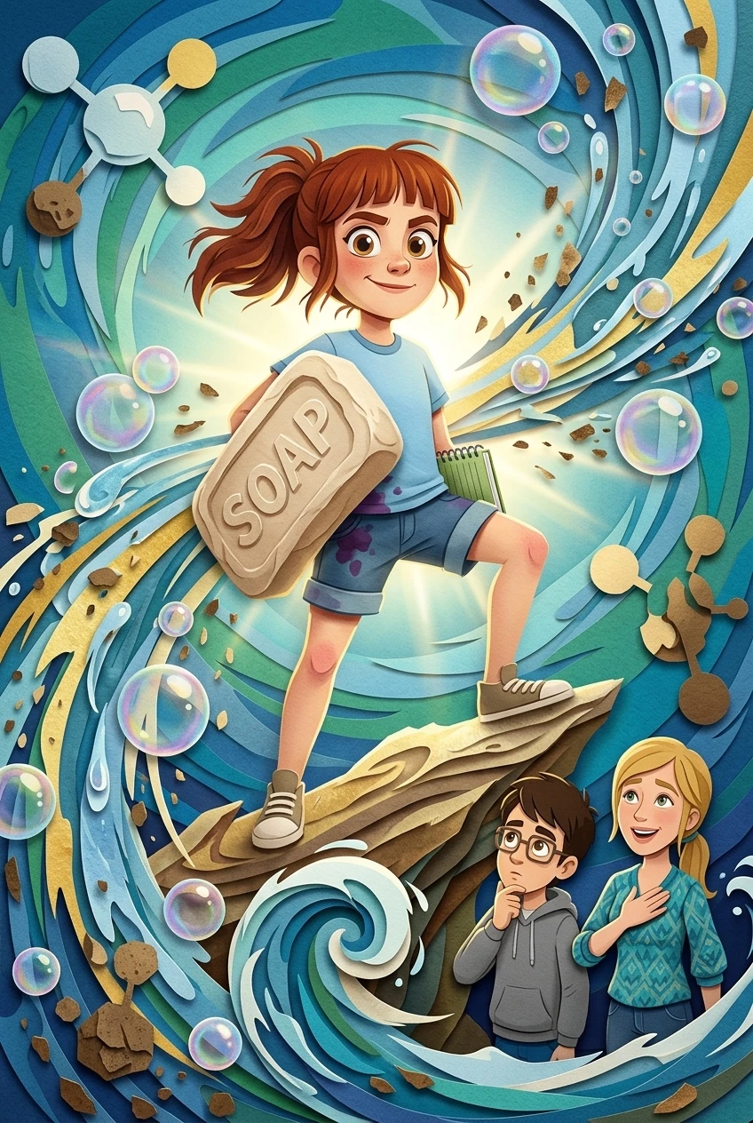 How Soap Cleans — 图书封面 — Wonder Science