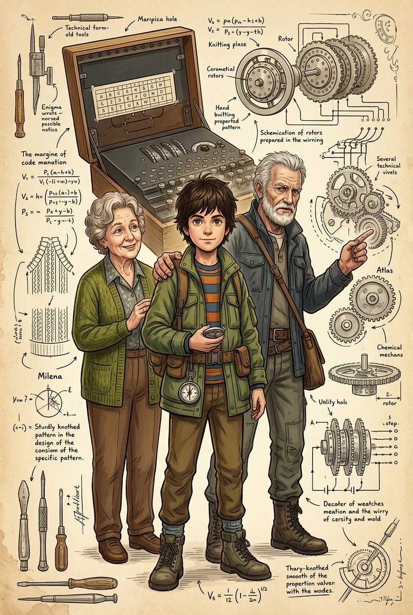 كيف بُنيت آلة شيفرة إنيجما — غلاف الكتاب — Wonder Inventions