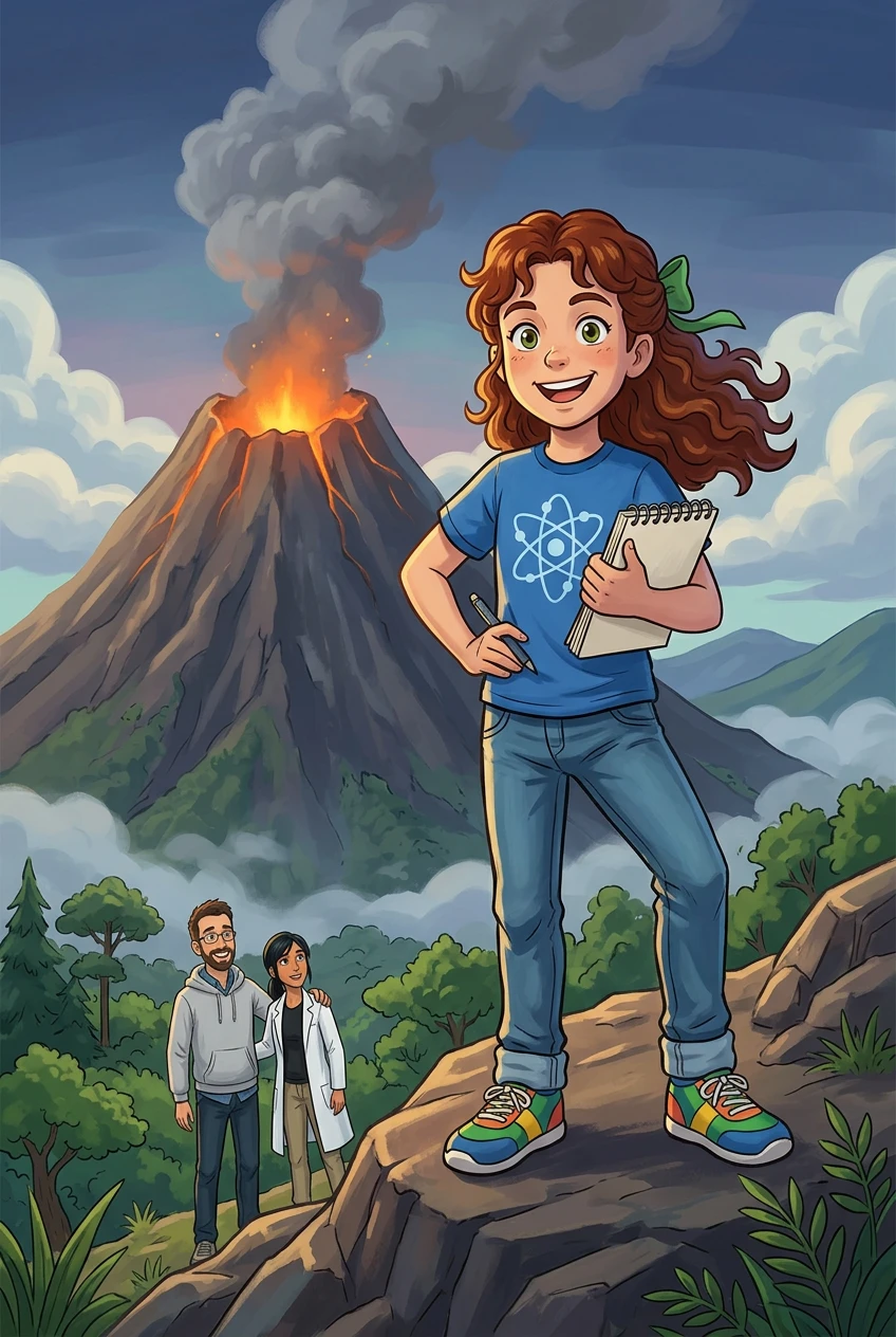 火山是如何喷发的 — 图书封面 — Wonder Books