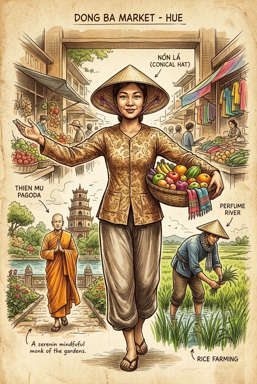 Hue, Vietnam — 图书封面 — Wonder Travel
