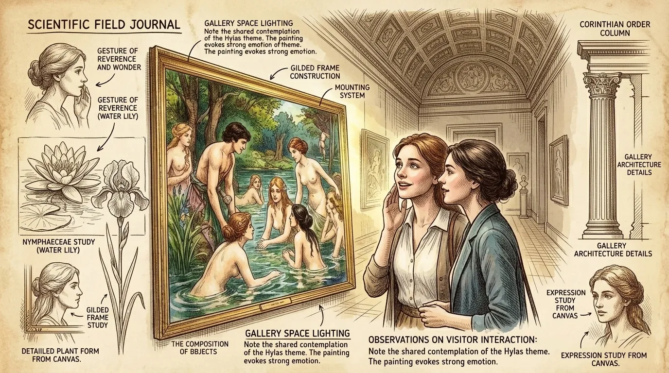 Despite the initial controversy, 'Hylas and the Nymphs' endures as one of Waterhouse's most iconic works. Its beauty continues to captivate audiences, its… Despite the initial controversy, 'Hylas and the Nymphs' endures as one of Waterhouse's most iconic works. Its beauty continues to captivate audiences, its…