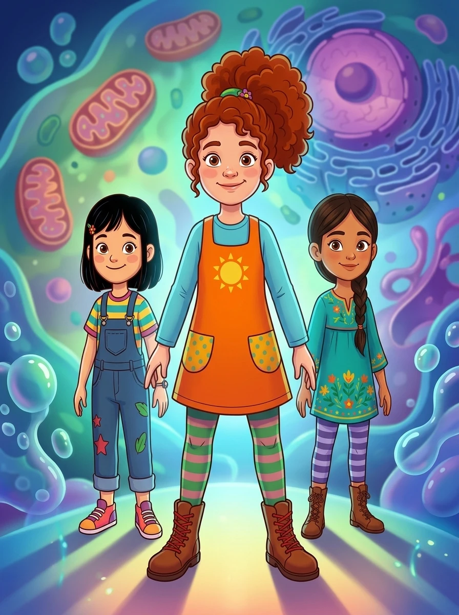 人体细胞内部 — 图书封面 — Wonder Books