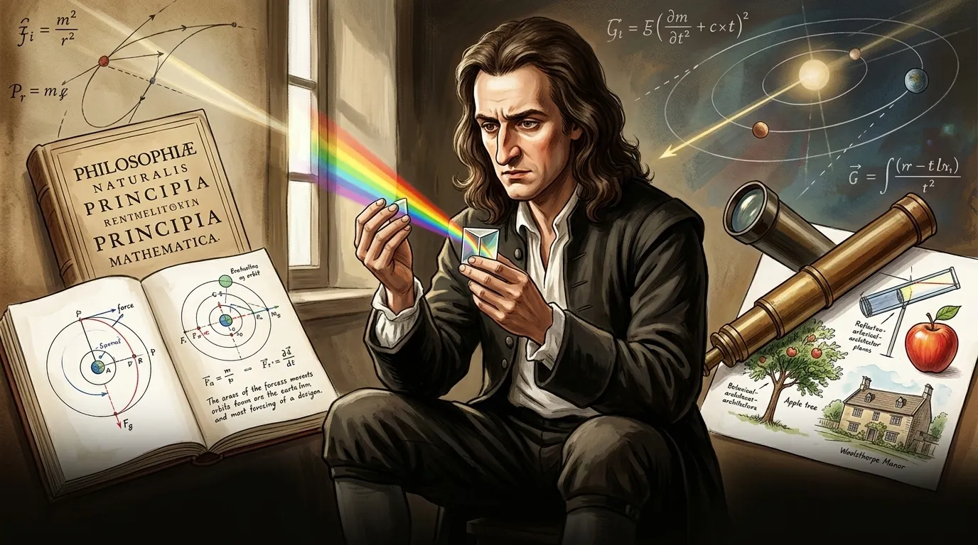 Isaac Newton — 图书封面 — Wonder Science