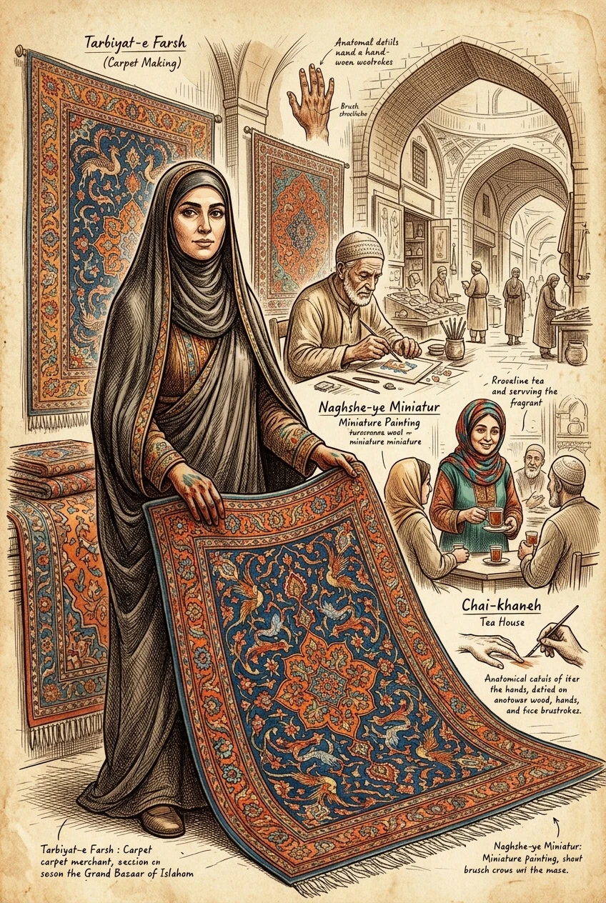 Isfahan, Iran — 图书封面 — Wonder Travel