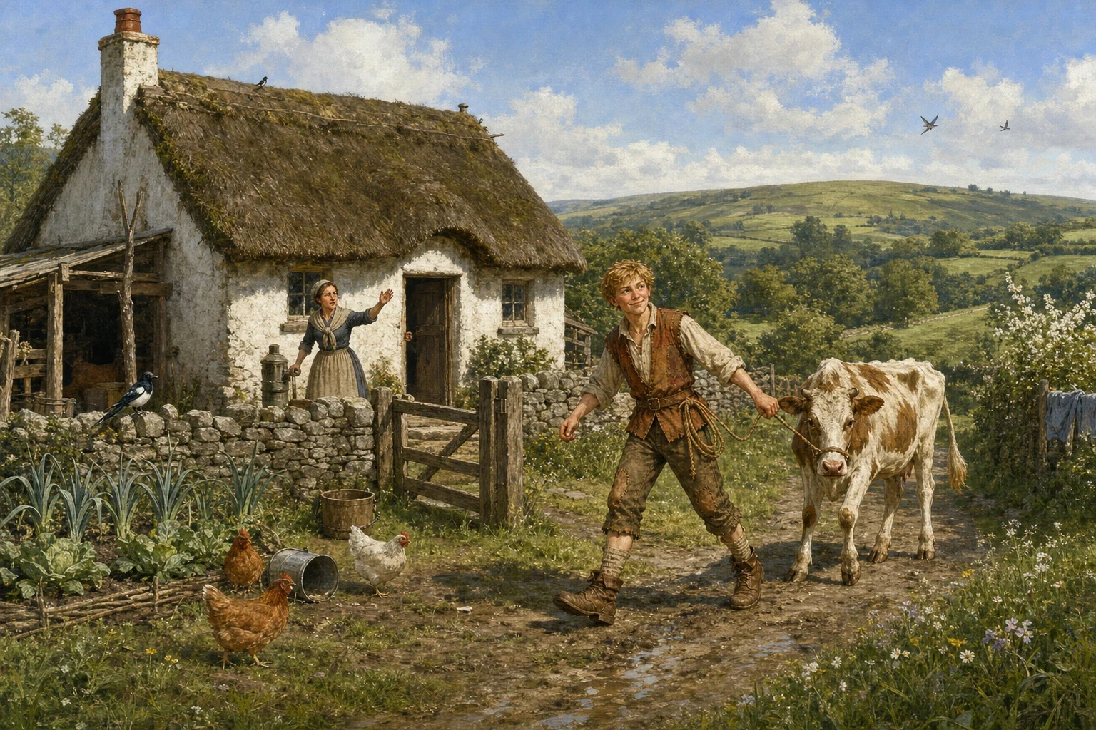 Jack and the Beanstalk — book cover — Wonder Tales Jack and the Beanstalk — book cover — Wonder Tales