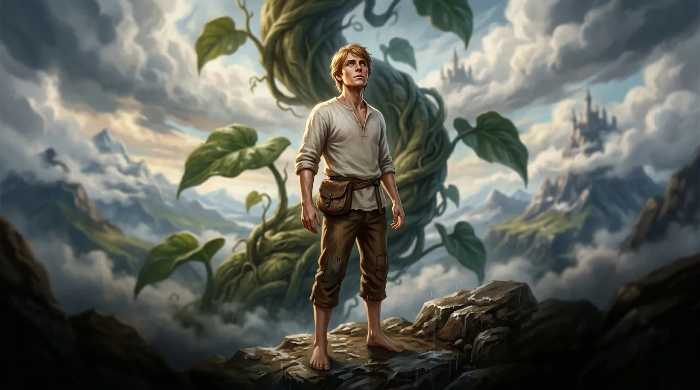 Jack and the Beanstalk — 图书封面 — Wonder Tales