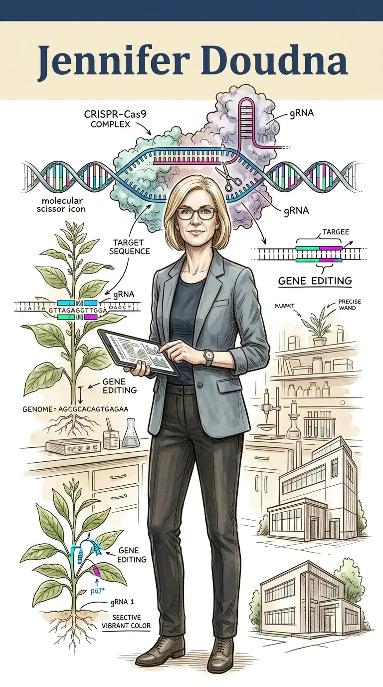 Jennifer Doudna — 图书封面 — Wonder Science