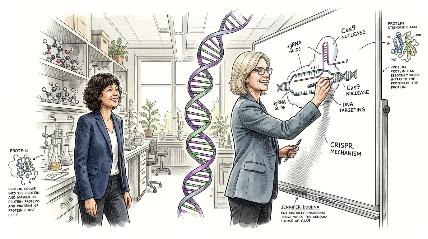 在科学发现的史册中,很少有突破能像CRISPR-Cas9那样,以其重新定义生命本身的深远潜力引起如此大的共鸣。其核心在于詹妮弗·道德纳的开创性工作,… 在科学发现的史册中,很少有突破能像CRISPR-Cas9那样,以其重新定义生命本身的深远潜力引起如此大的共鸣。其核心在于詹妮弗·道德纳的开创性工作,…