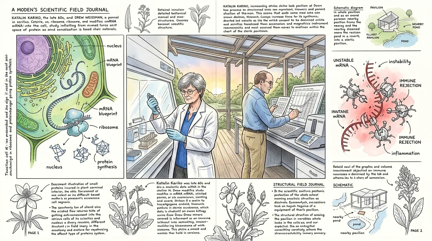Katalin Kariko — page 2 illustration — Wonder Science Katalin Kariko — page 2 illustration — Wonder Science