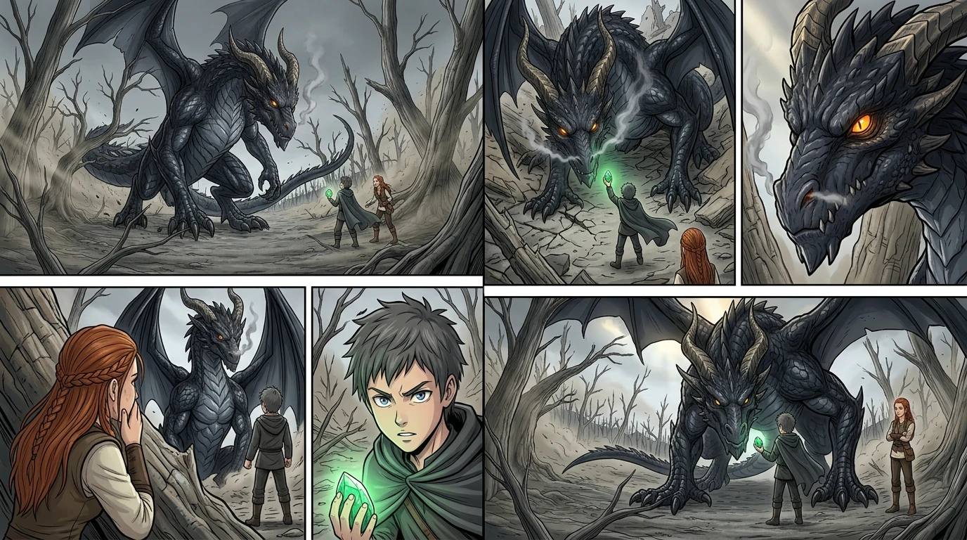 Kiko and the Dragon's Oath — page 11 illustration — Wonder Comics Kiko and the Dragon's Oath — page 11 illustration — Wonder Comics