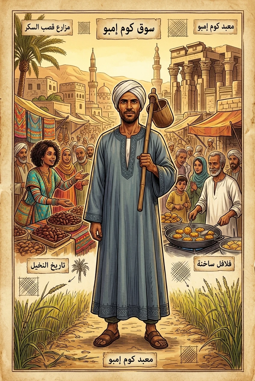 Kom Ombo, Egypt — 图书封面 — Wonder Travel
