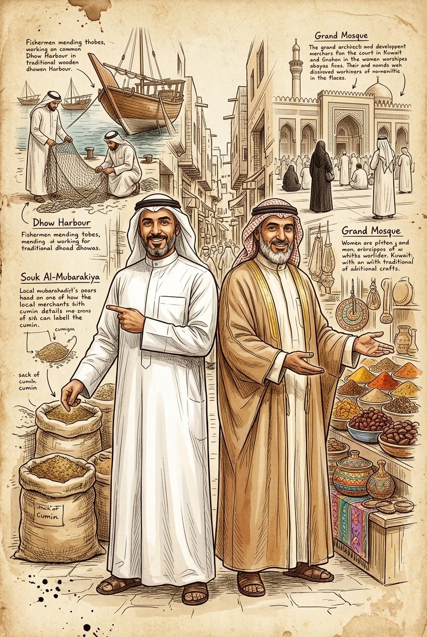 Kuwait City, Kuwait — 图书封面 — Wonder Travel