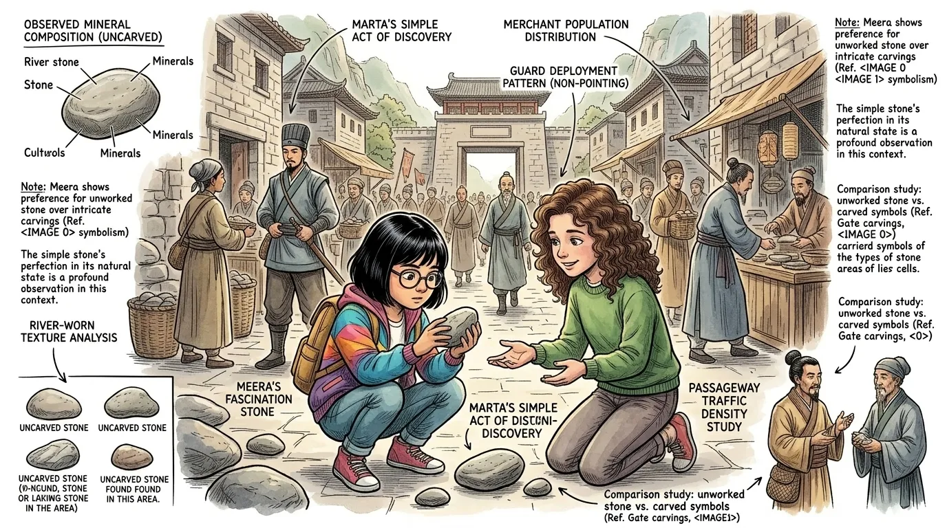 米拉环顾繁忙的隘口,观察着卫兵们一丝不苟的秩序和商人们匆忙的脚步,每个人似乎都在相互竞争。周围世界的混乱,却又暗含的节奏,让她感到无比宏大。 米拉环顾繁忙的隘口,观察着卫兵们一丝不苟的秩序和商人们匆忙的脚步,每个人似乎都在相互竞争。周围世界的混乱,却又暗含的节奏,让她感到无比宏大。