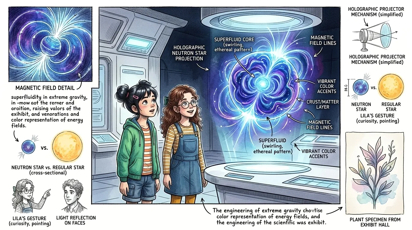 物理学家现在认为,超流体可能存在于其他系统中,包括中子星。这些天体内部的极端密度和温度可能会创造出核物质表现出超流体特性的条件。 物理学家现在认为,超流体可能存在于其他系统中,包括中子星。这些天体内部的极端密度和温度可能会创造出核物质表现出超流体特性的条件。