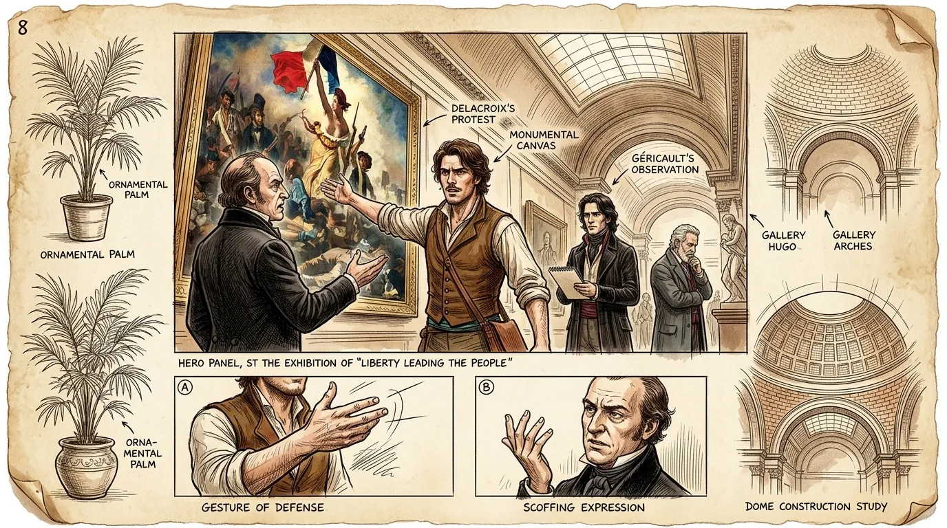 When 'Liberty Leading the People' was first exhibited, it caused a sensation. Some praised its revolutionary fervor, while others criticized its unconventional… When 'Liberty Leading the People' was first exhibited, it caused a sensation. Some praised its revolutionary fervor, while others criticized its unconventional…