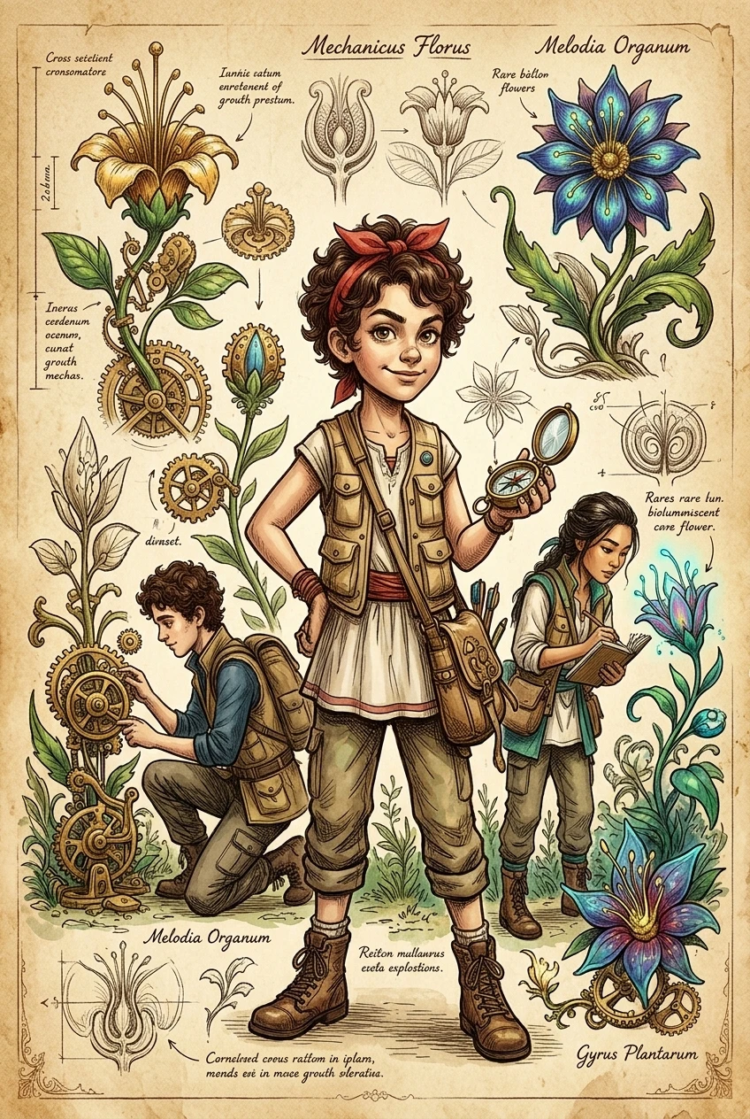 Life's Clockwork Melody in Bloom — 图书封面 — Wonder Science