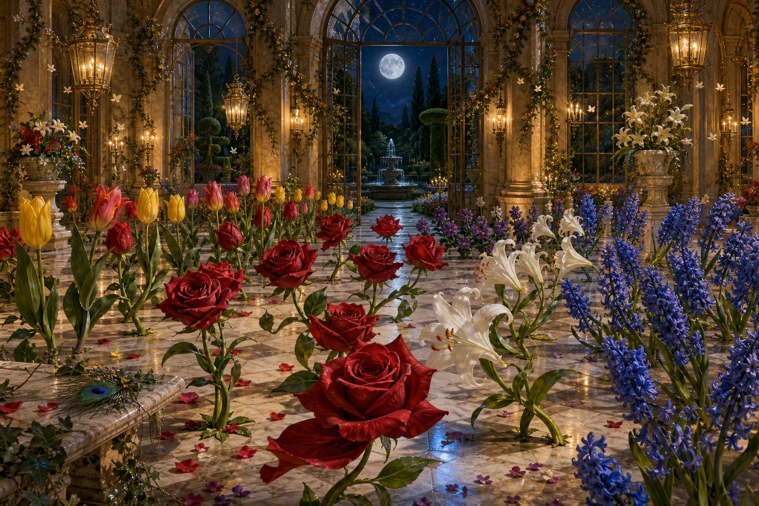 As the student told it, every flower in the world loves nothing better than to dance, and the grandest ball of all is held each night in the King's own castle… As the student told it, every flower in the world loves nothing better than to dance, and the grandest ball of all is held each night in the King's own castle…