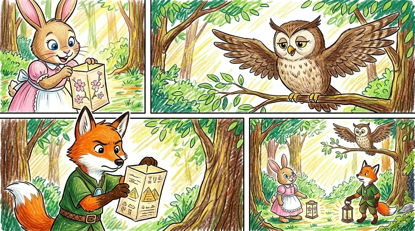 小灯笼点亮世界 — page 3 illustration — Wonder Books