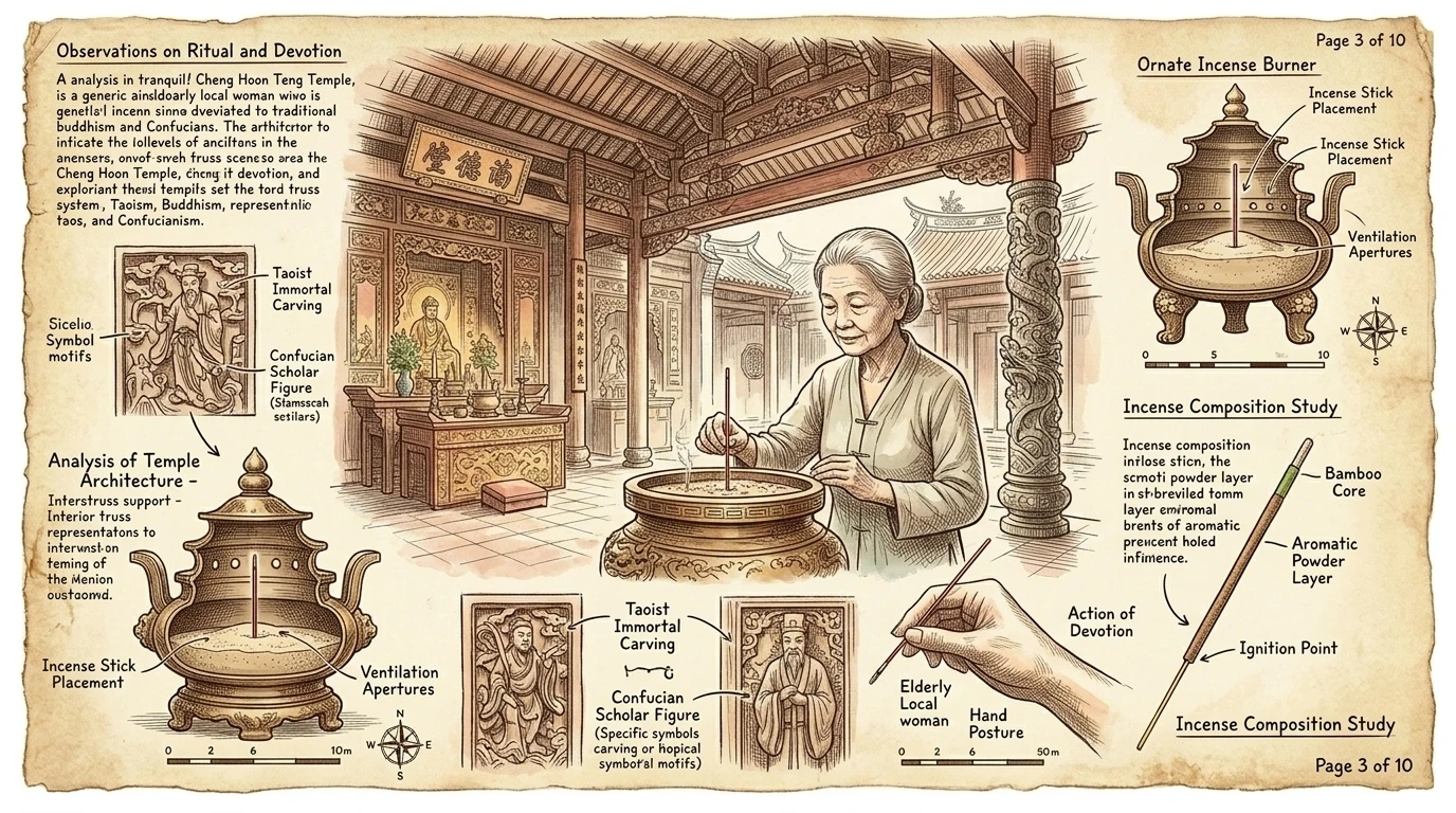 马来西亚最古老的寺庙青云亭,是马六甲宗教和谐的典范。它建于一六四五年,将道教、佛教和儒教这三大教义集于一堂。这座寺庙是该地区各种信仰和平共处的见证。 马来西亚最古老的寺庙青云亭,是马六甲宗教和谐的典范。它建于一六四五年,将道教、佛教和儒教这三大教义集于一堂。这座寺庙是该地区各种信仰和平共处的见证。
