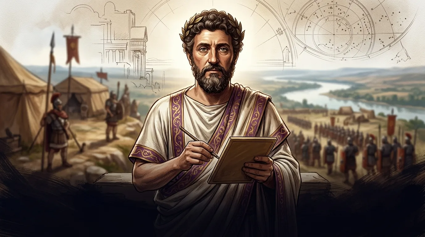 Marcus Aurelius — 图书封面 — Wonder Philosophy