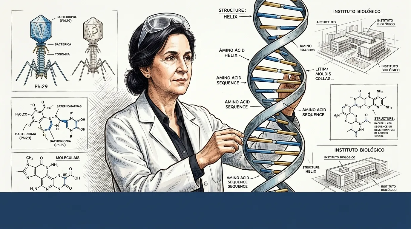Margarita Salas — 图书封面 — Wonder Science
