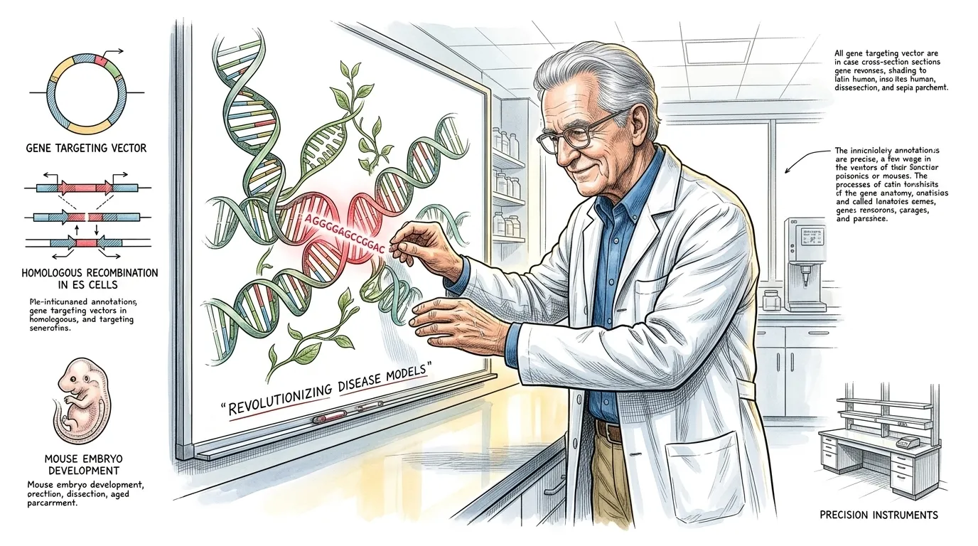 在二十世纪后期,生物学研究发生了一次深刻的转变,从仅仅观察生命转向主动重写其遗传密码。这场革命的核心是马里奥·卡佩奇的开创性工作,他的创新技术使科学… 在二十世纪后期,生物学研究发生了一次深刻的转变,从仅仅观察生命转向主动重写其遗传密码。这场革命的核心是马里奥·卡佩奇的开创性工作,他的创新技术使科学…