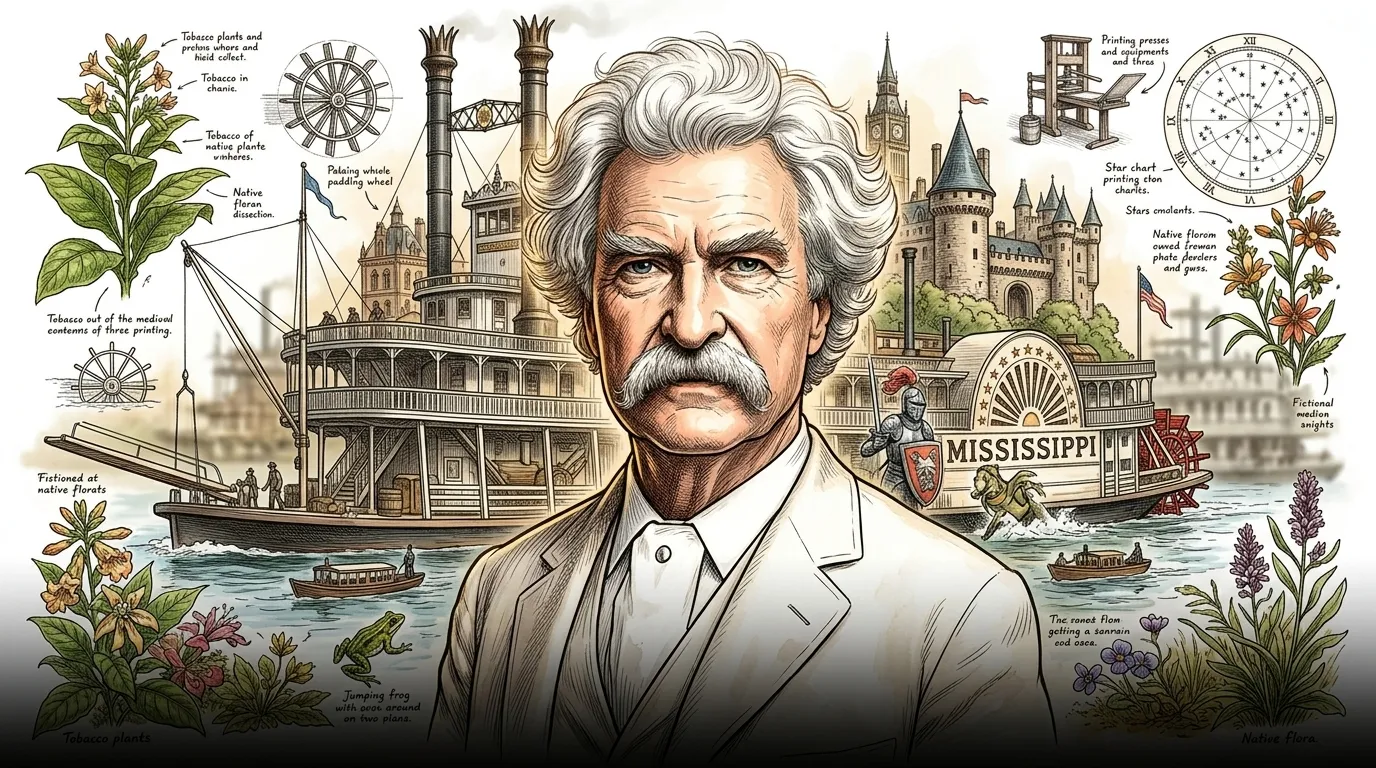 Mark Twain — 图书封面 — Wonder People