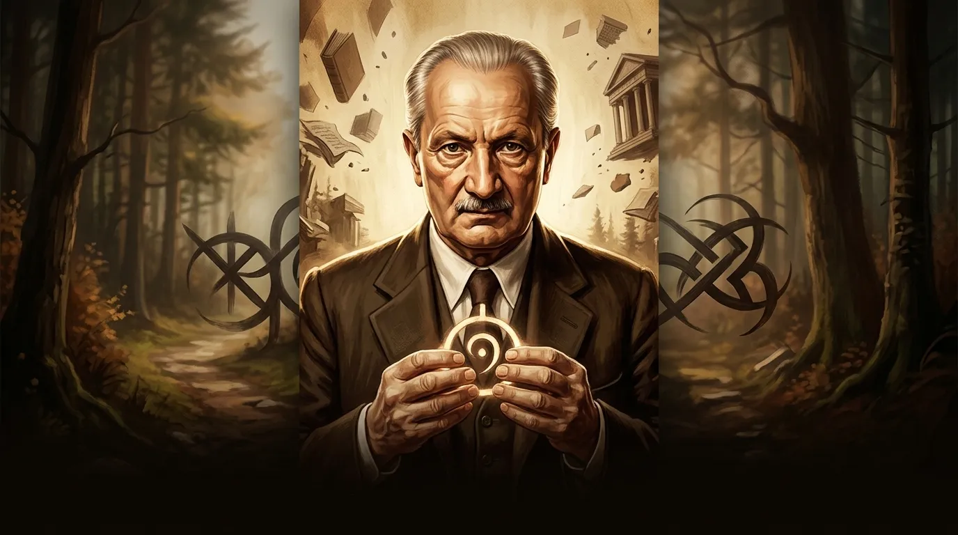 Martin Heidegger — 图书封面 — Wonder Philosophy