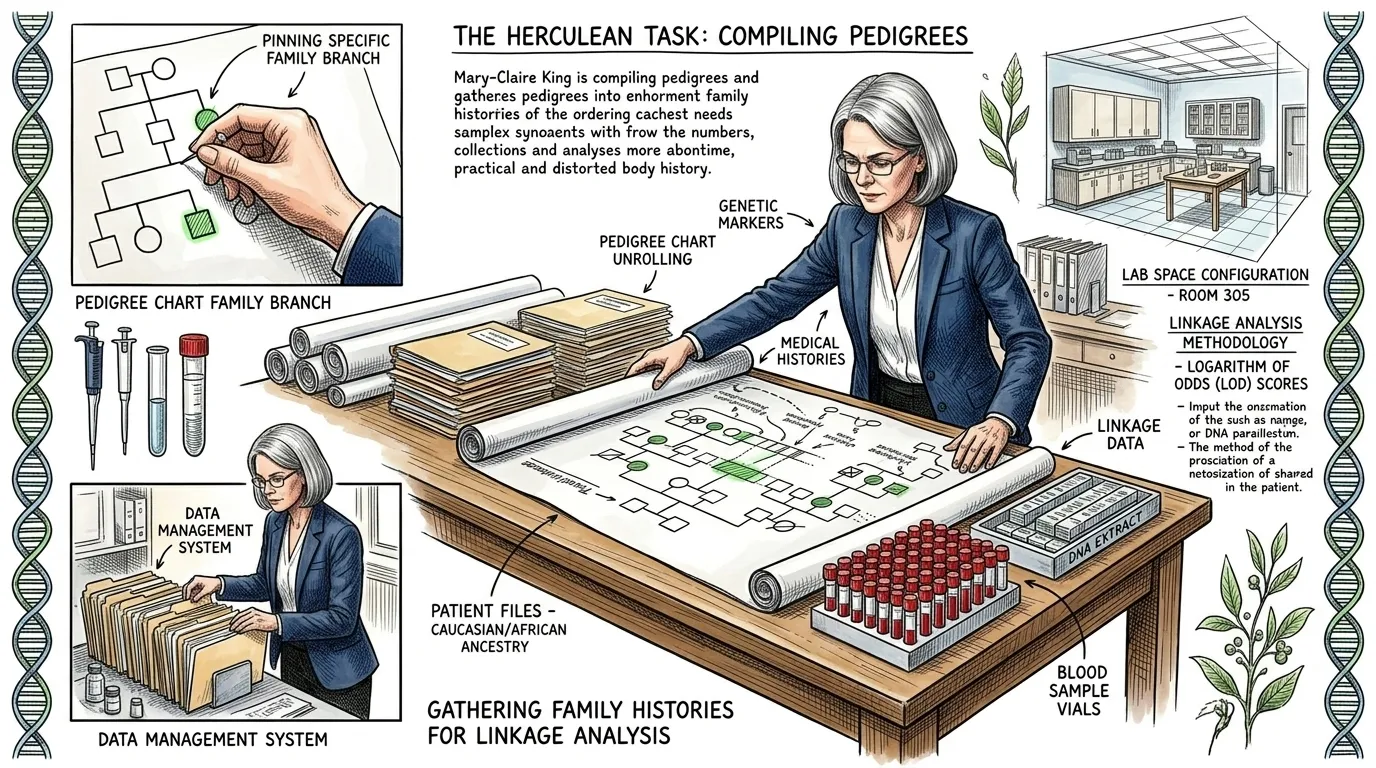 Mary-Claire King — page 4 illustration — Wonder Science Mary-Claire King — page 4 illustration — Wonder Science
