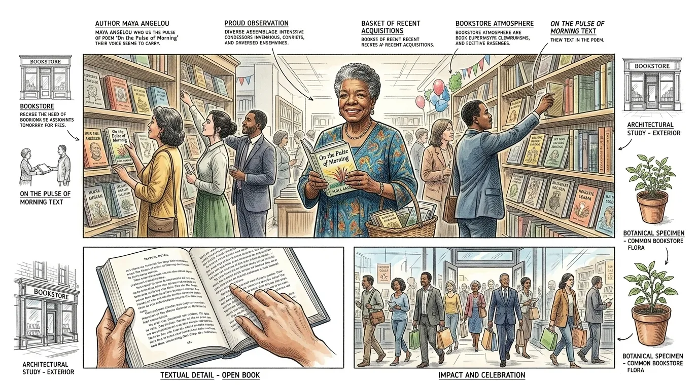 Maya Angelou — page 8 illustration — Wonder People Maya Angelou — page 8 illustration — Wonder People